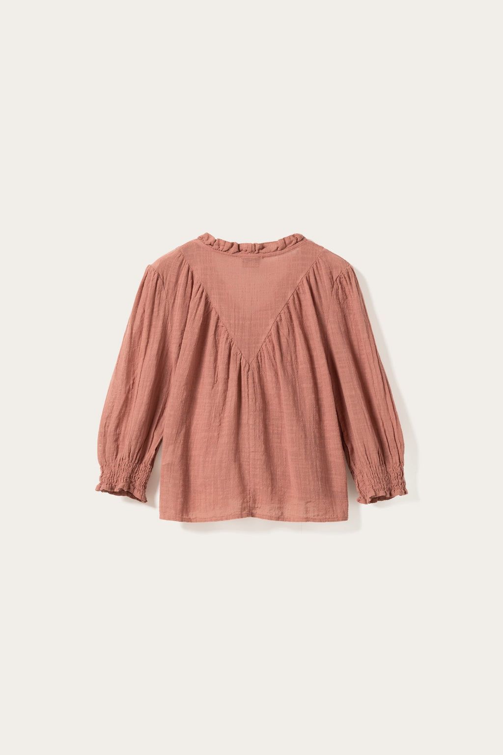 N-Marin Bluse Red Clay