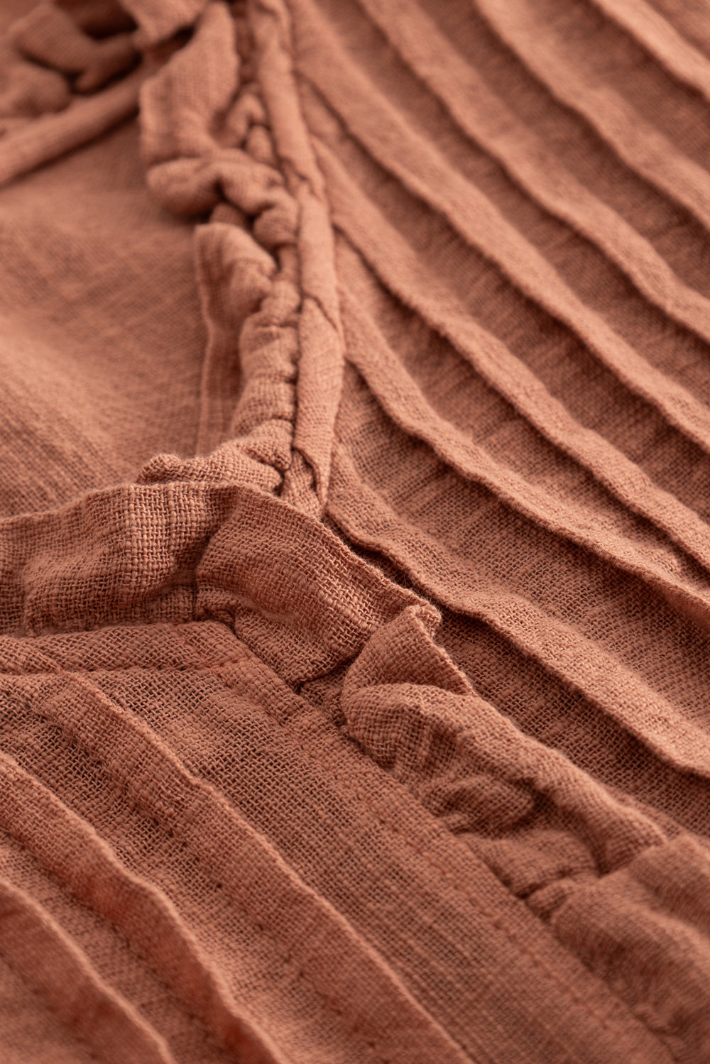 N-Marin Bluse Red Clay
