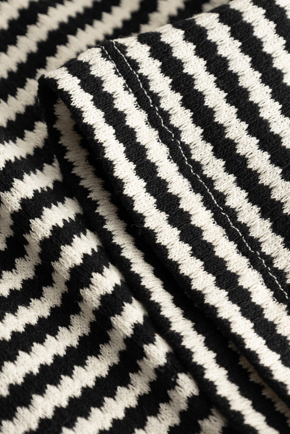 N-Mariella MW Shorts Danni Schwarz Gestreift