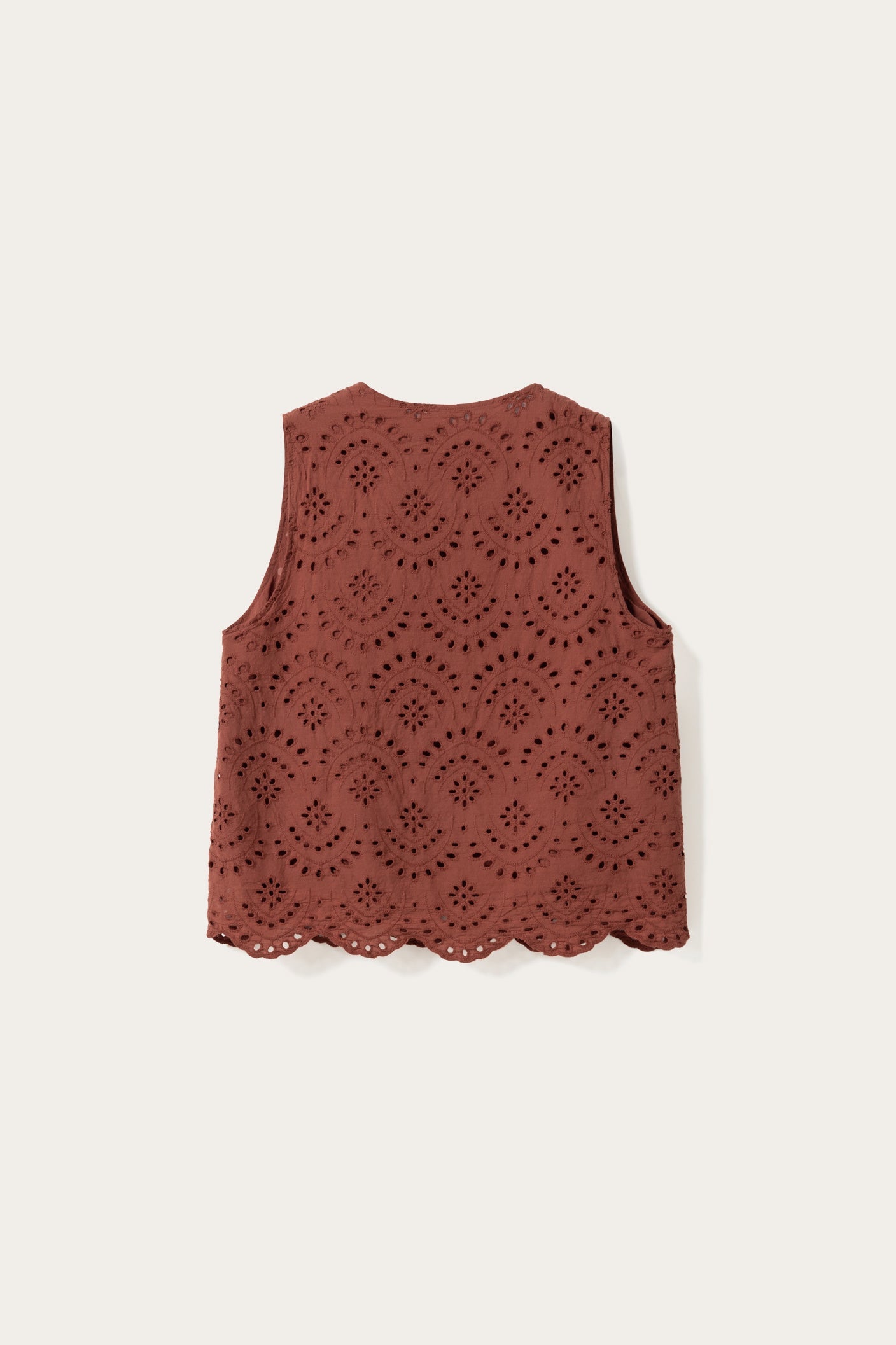 N-Maite Bluse Terrakotta