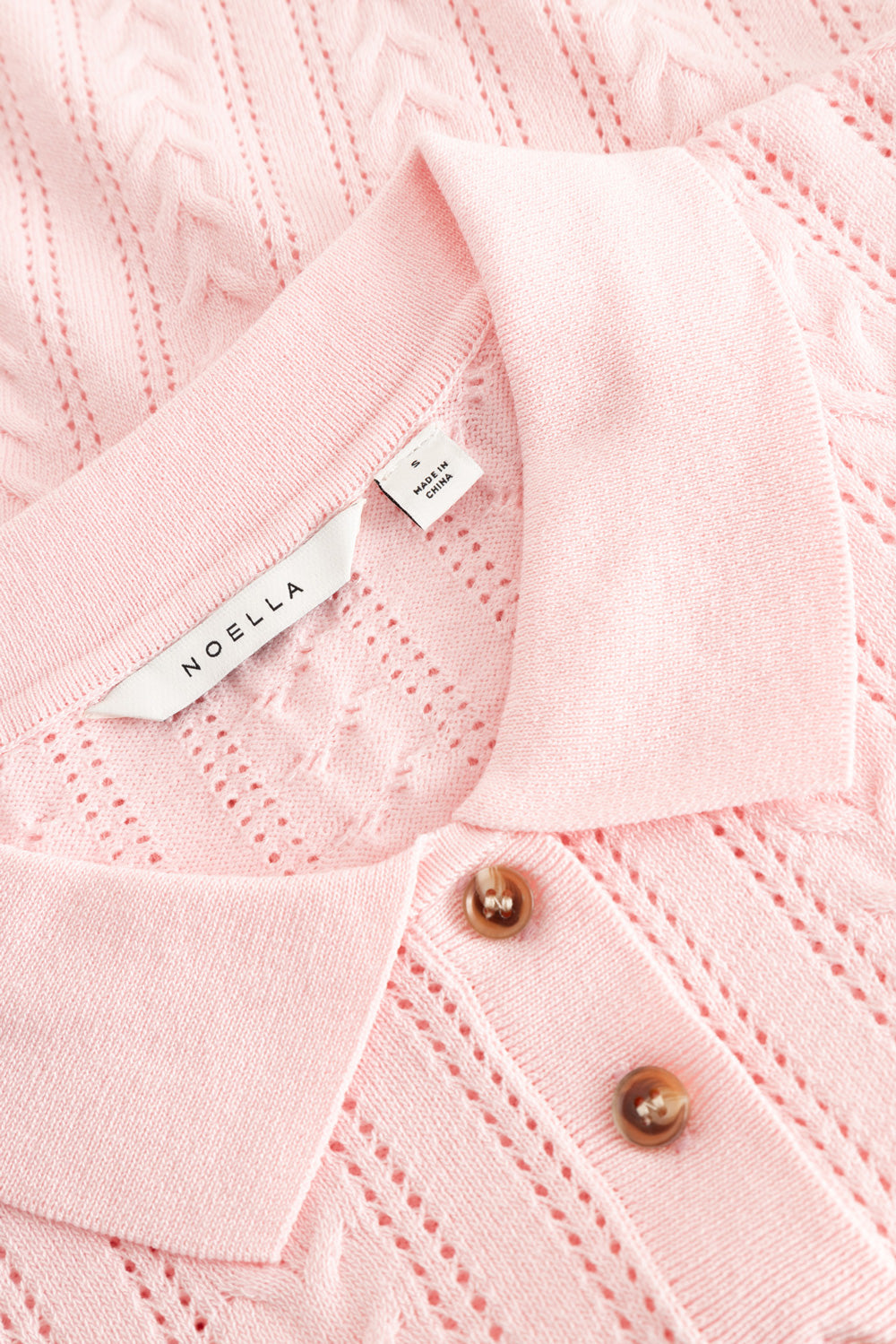 N-Mecca Strickpolo Babyrosa