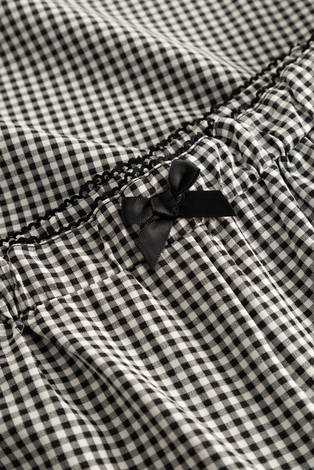 N-Samira Hose Darlyn Black Check