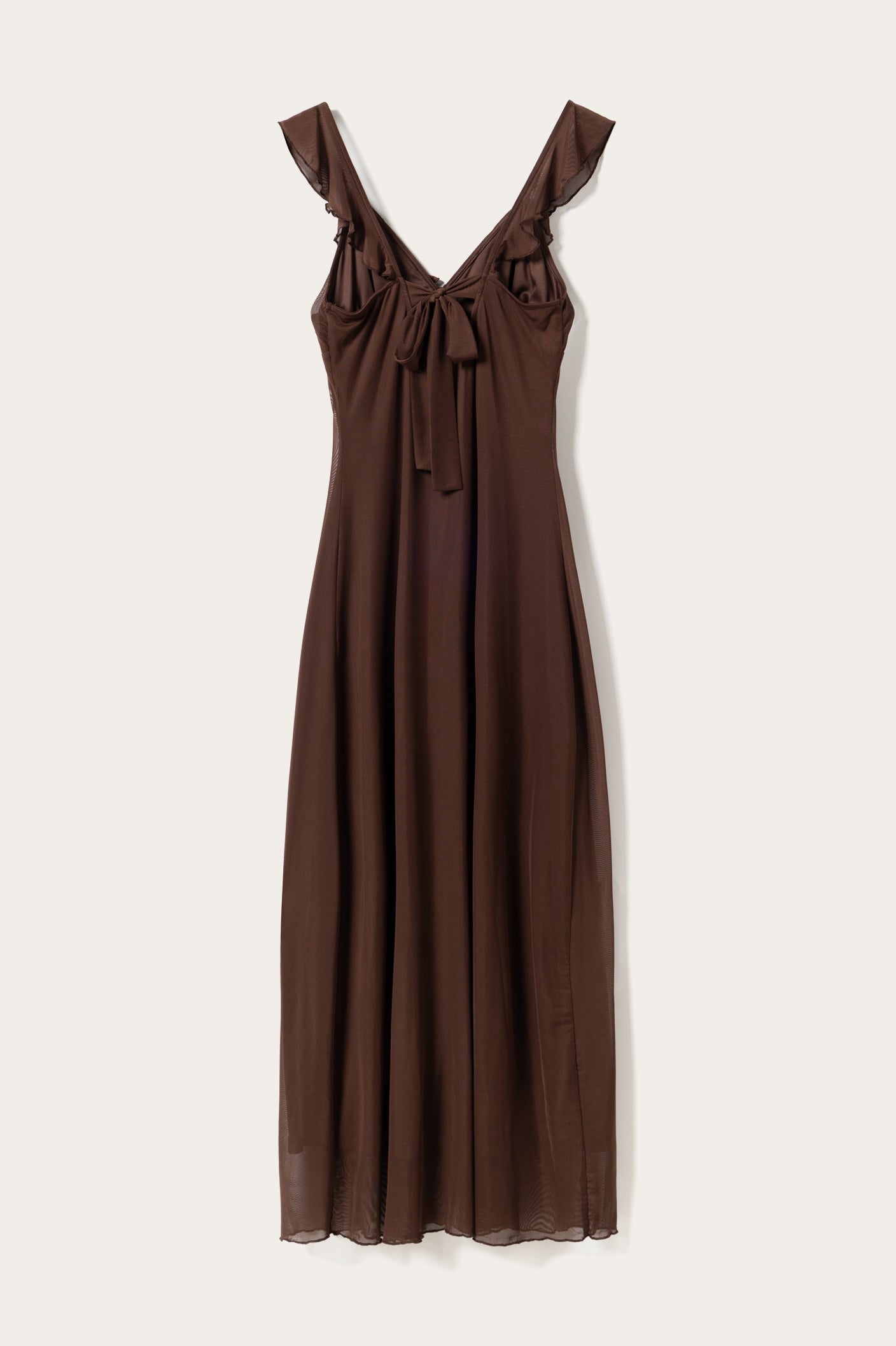 N-Melinda Kleid Gelbbraun