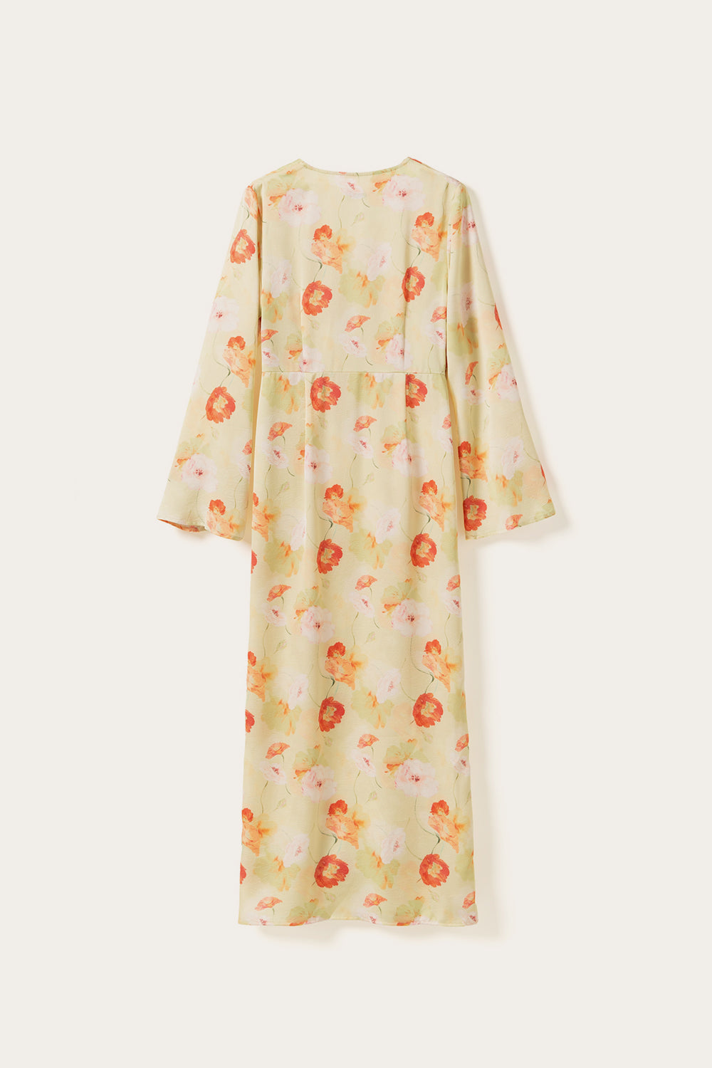N-Kamey Kleid Delina Grüner Print