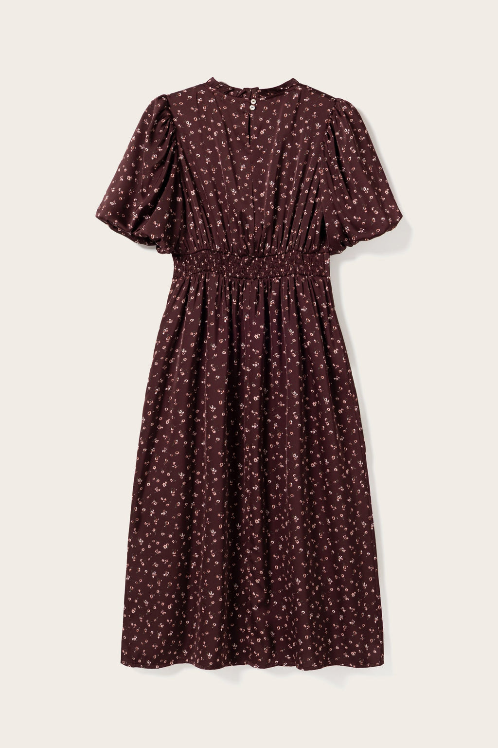 N-Ruth Kleid Dwyn Burgund-Druck