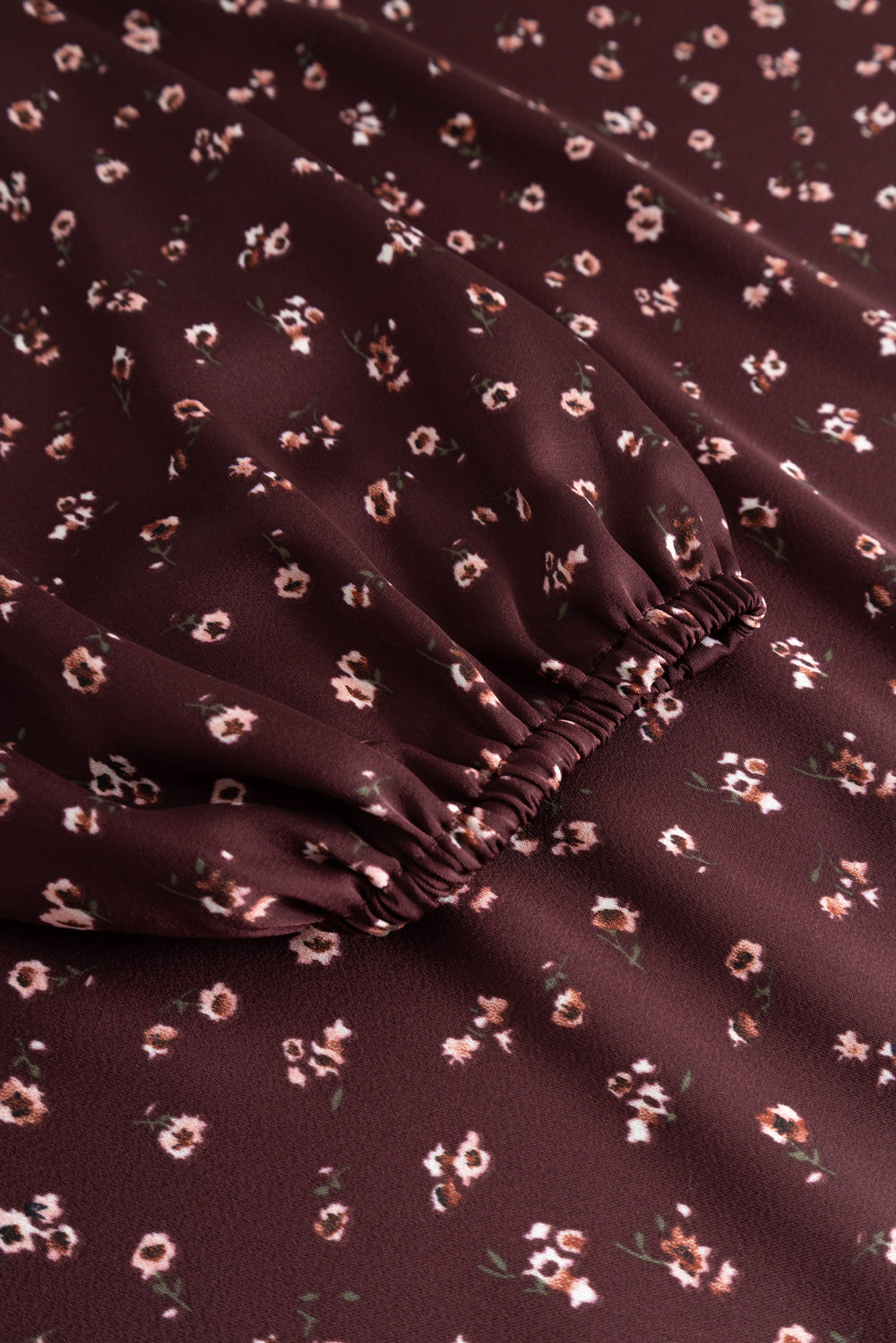 N-Lilith Kleid Dwyn Burgunder-Print