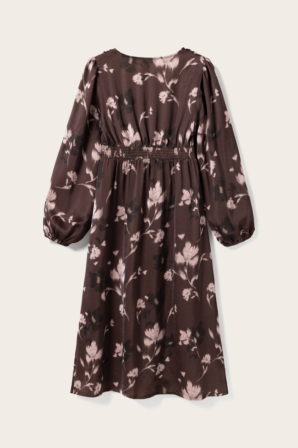 N-Lilith-Kleid Dena Burgunder Print