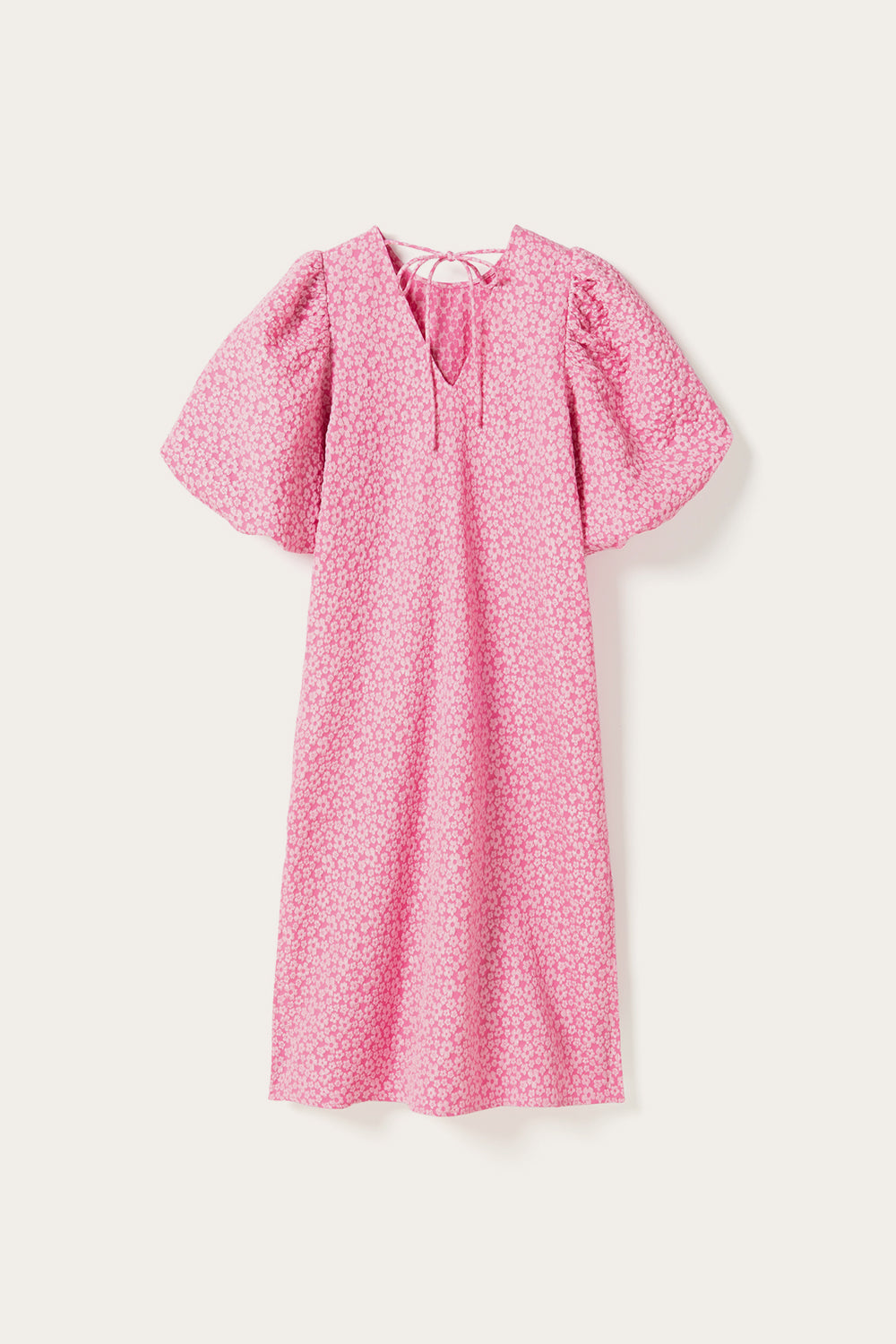 Reno Pastis Langes Kleid Leuchtfuchsia