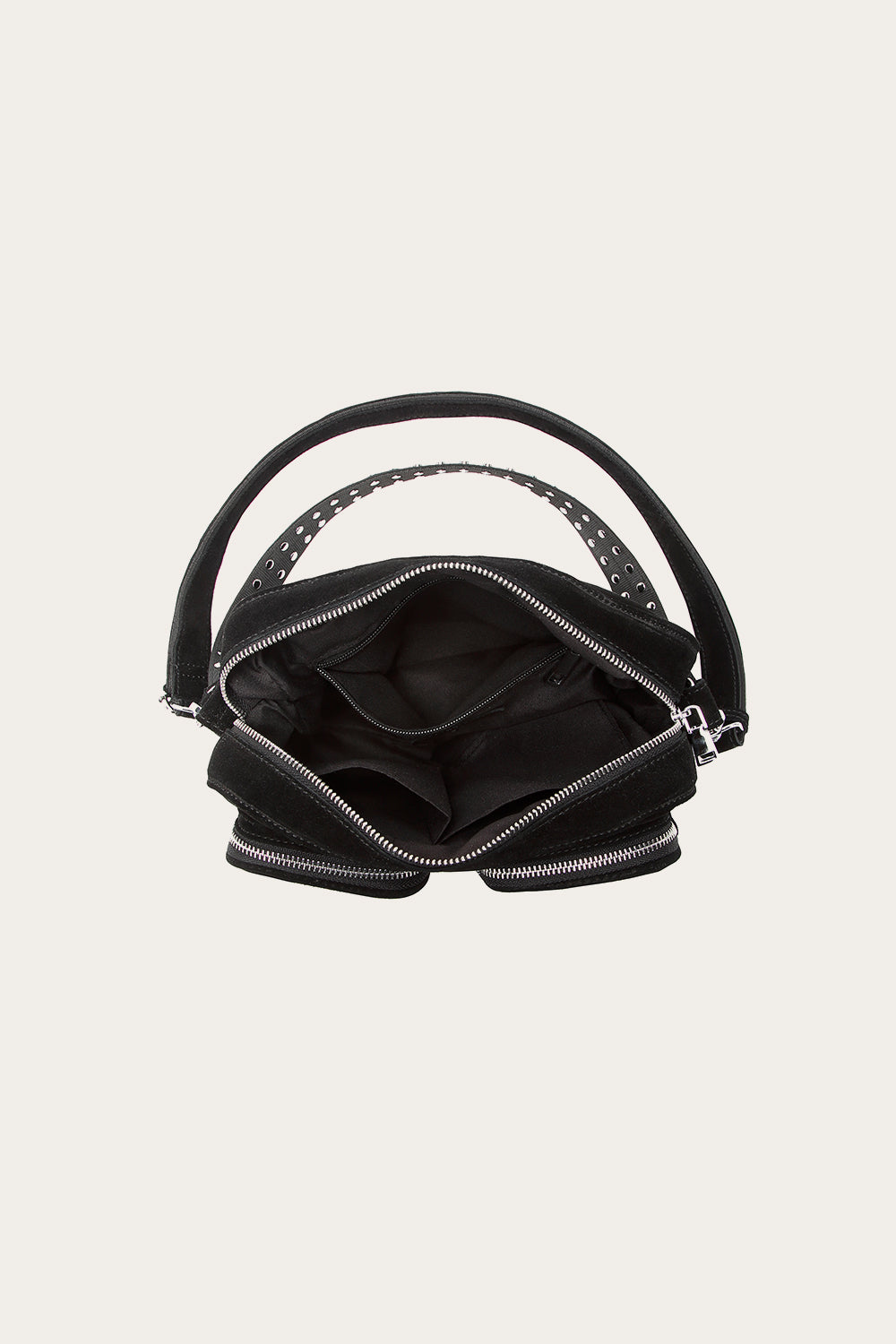 Kendra Tasche Echtes Wildleder Schwarz