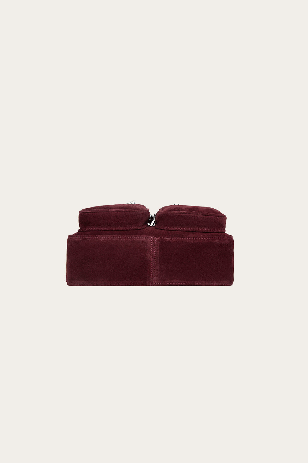Kendra Tasche Echtes Wildleder Burgunderrot