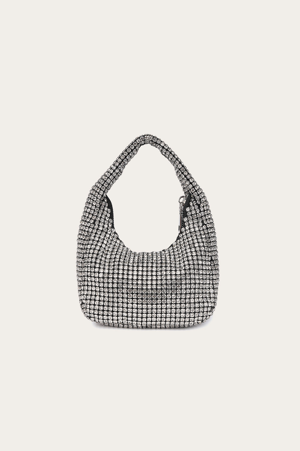 Cilla Pailletten-Tasche Silber