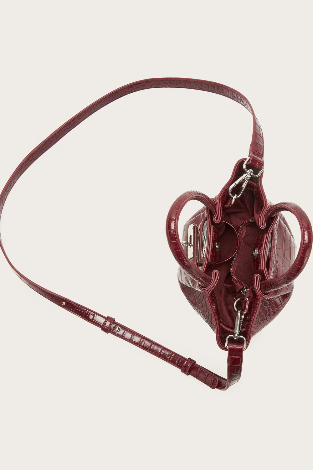 Dee Bag Klein Tief Bordeaux