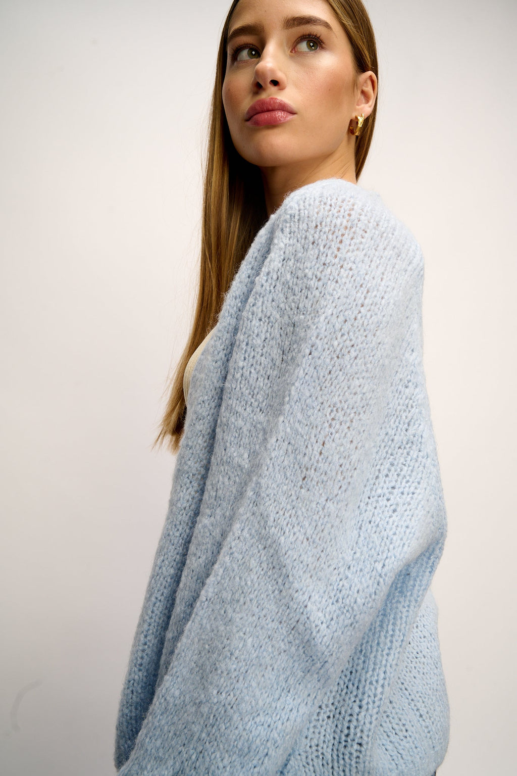 Fora Strickjacke Hellblau