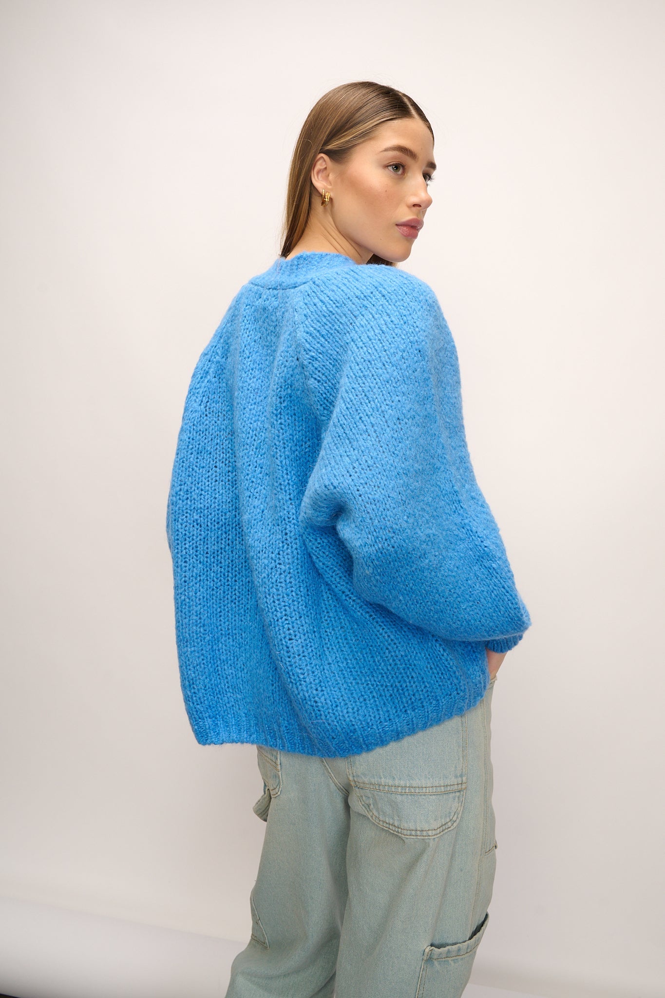 Fora Strickjacke Blau