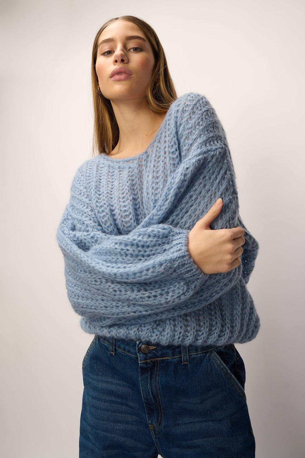 Joseph Strickpullover Dusty Blue