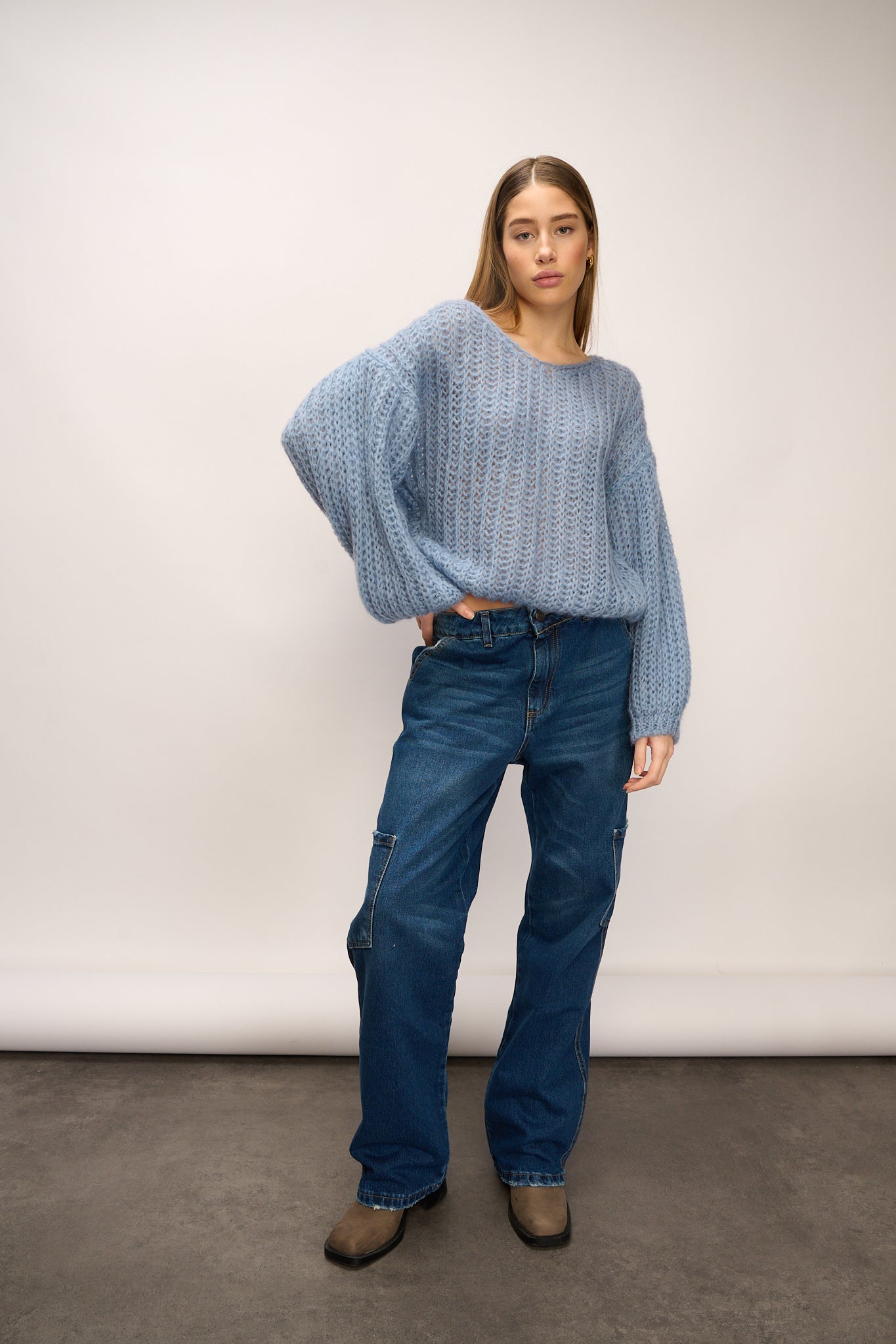 Joseph Strickpullover Dusty Blue