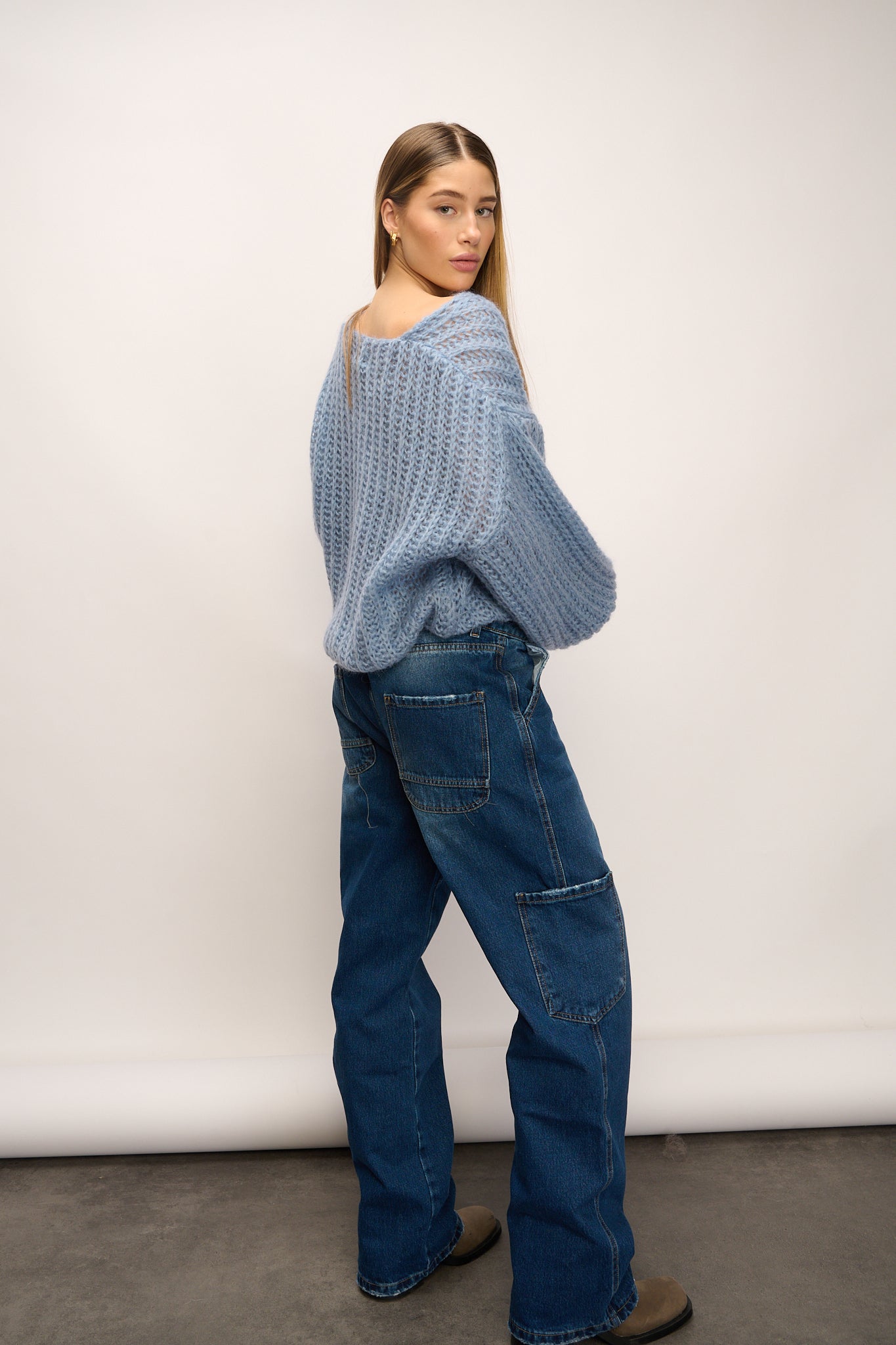 Joseph Strickpullover Dusty Blue