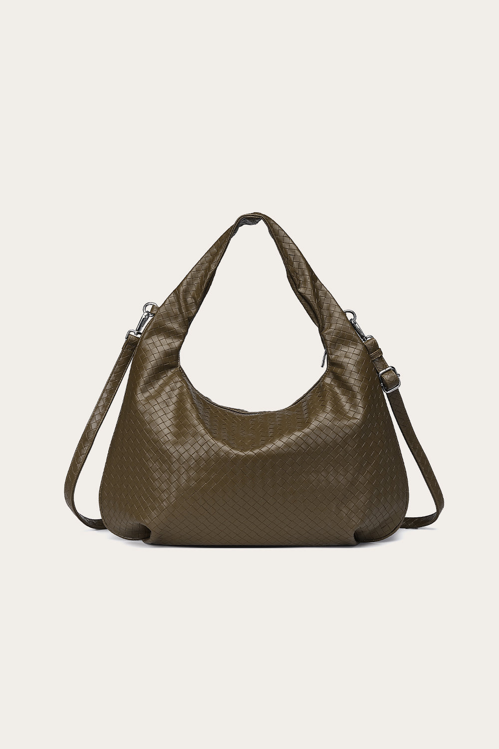 Peony Hobo Bag Dunkeloliv