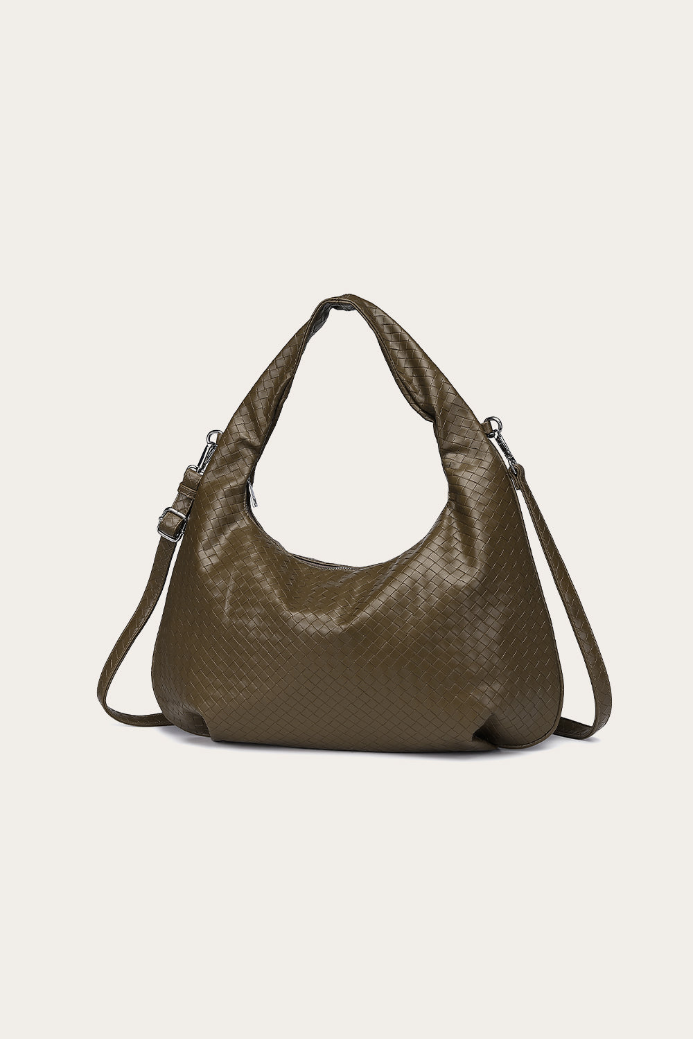 Peony Hobo Bag Dunkeloliv