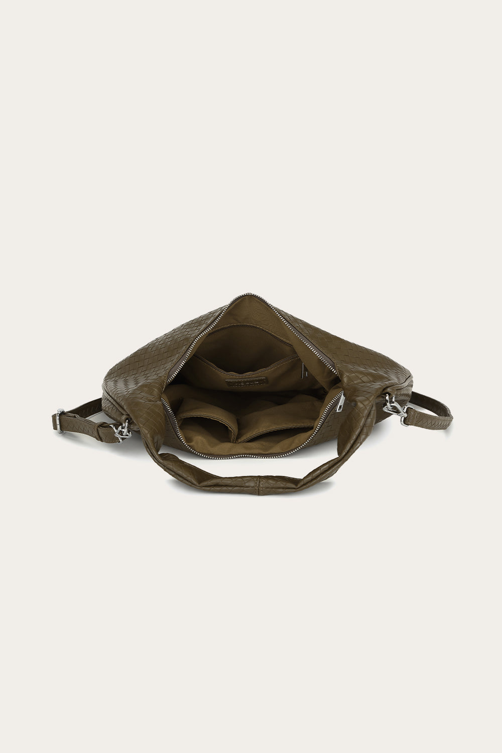 Peony Hobo Bag Dunkeloliv