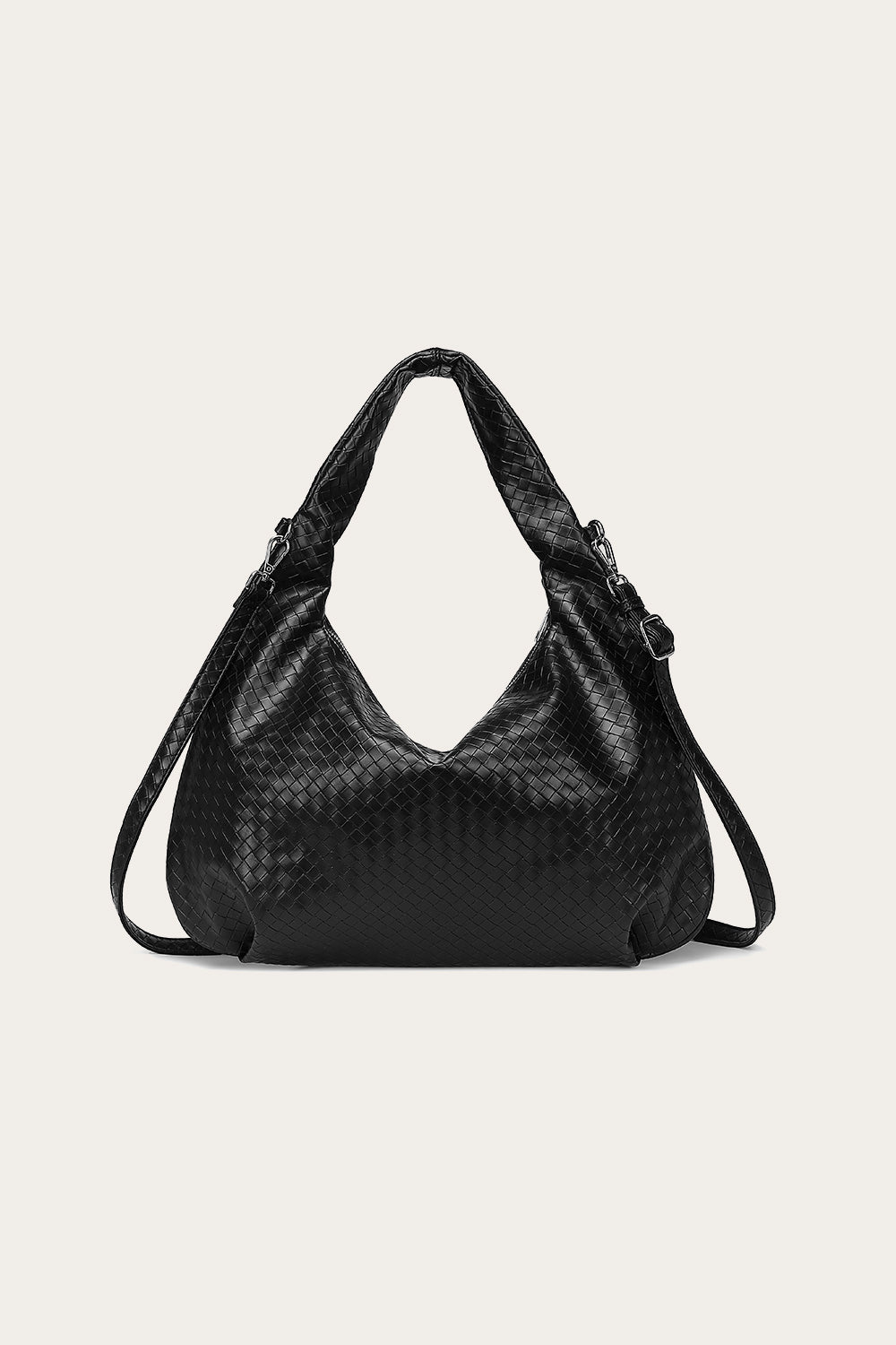 Peony Hobo Bag Schwarz