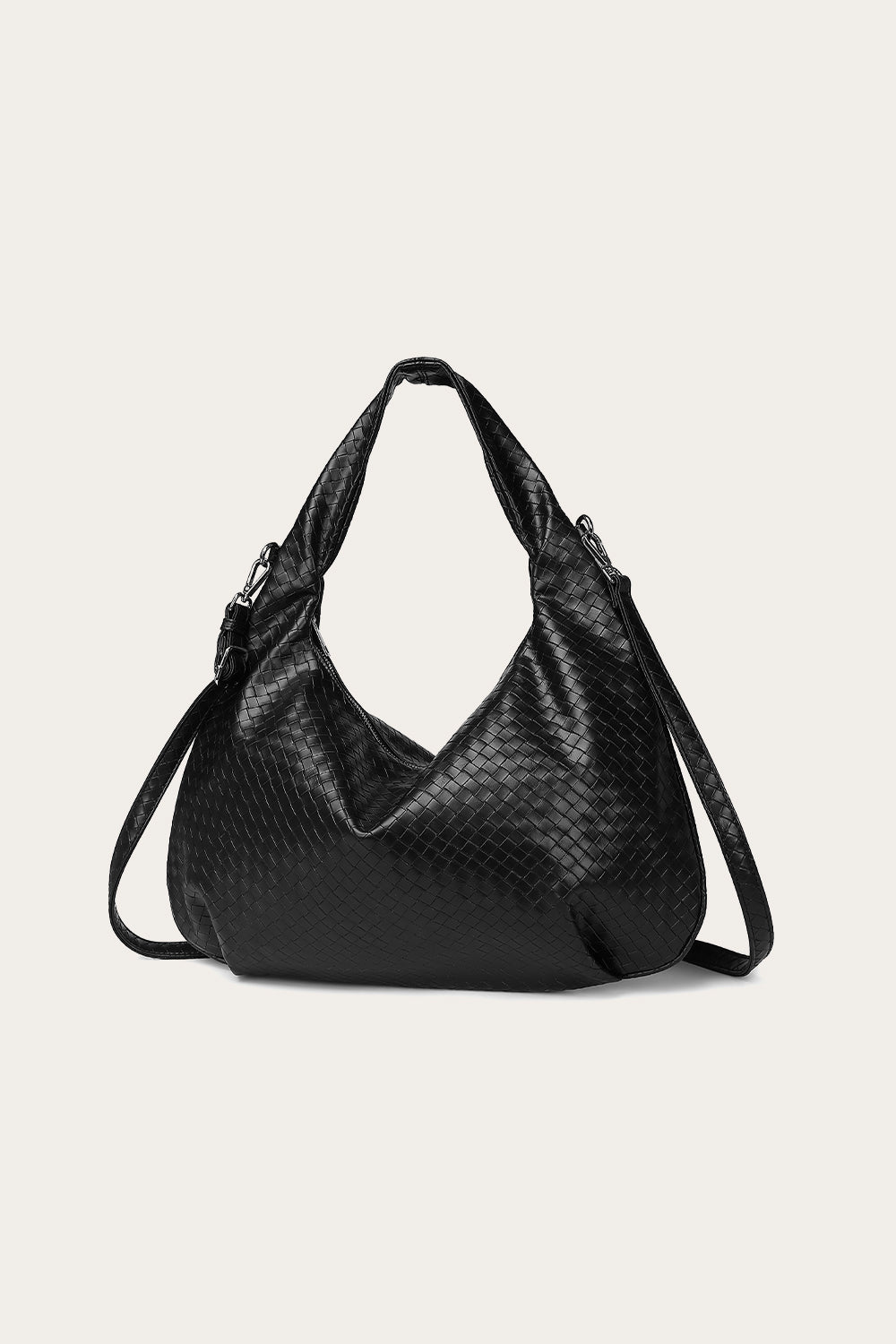 Peony Hobo Bag Schwarz