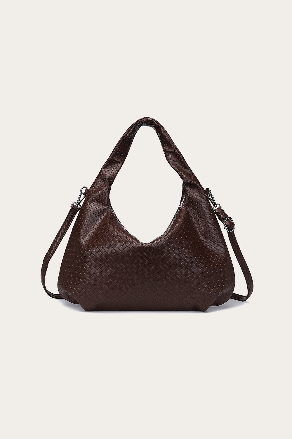 Peony Hobo Bag Dunkelbraun