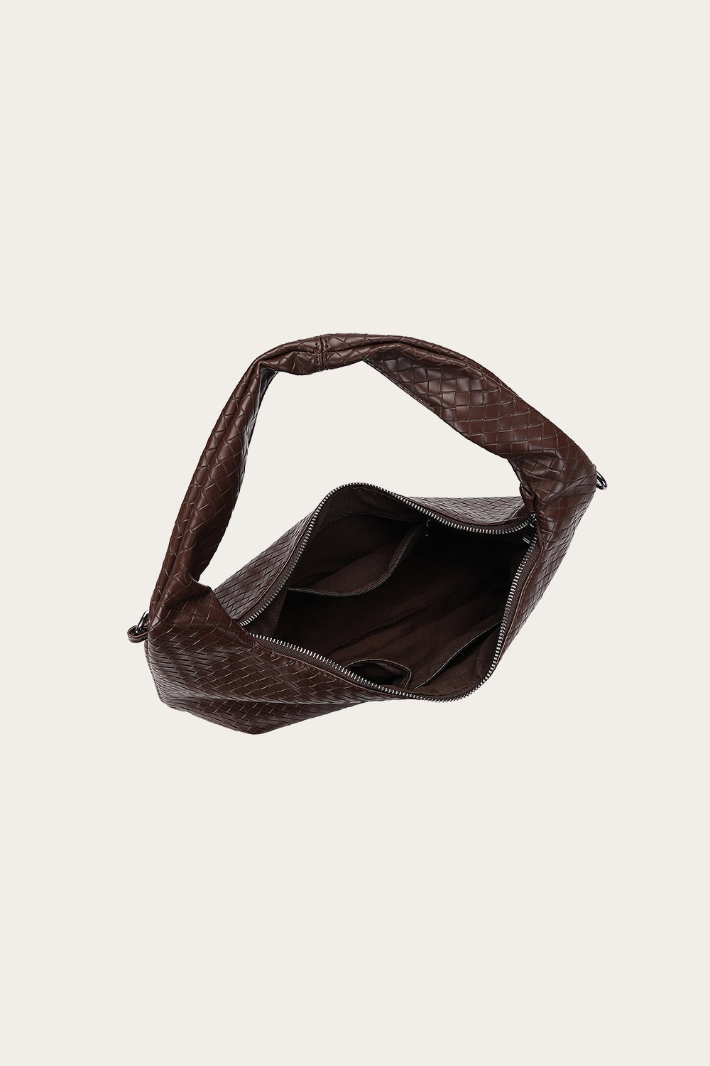 Peony Hobo Bag Dunkelbraun