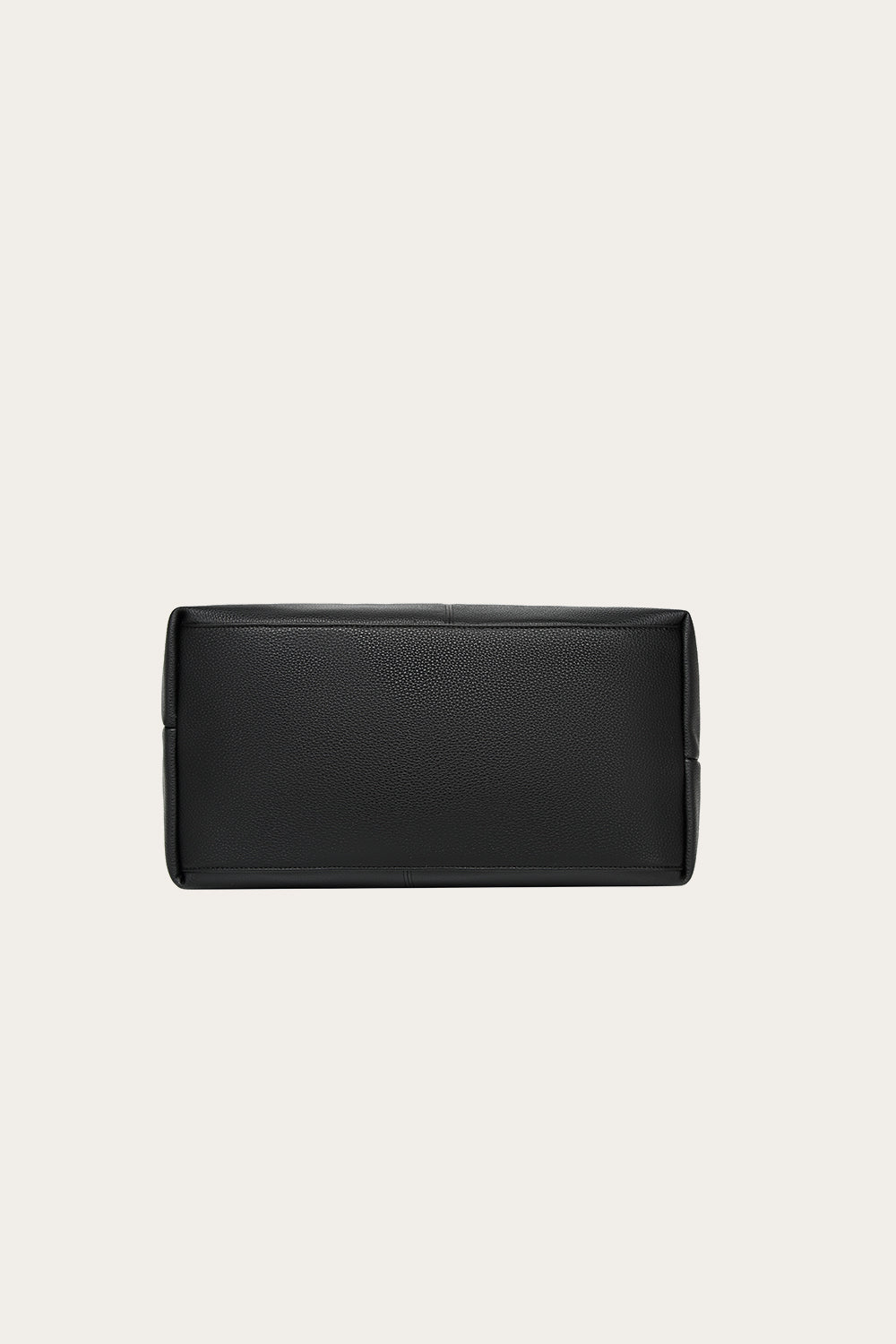 Holdall Mittelgroße Wochenendtasche Lederoptik Schwarz