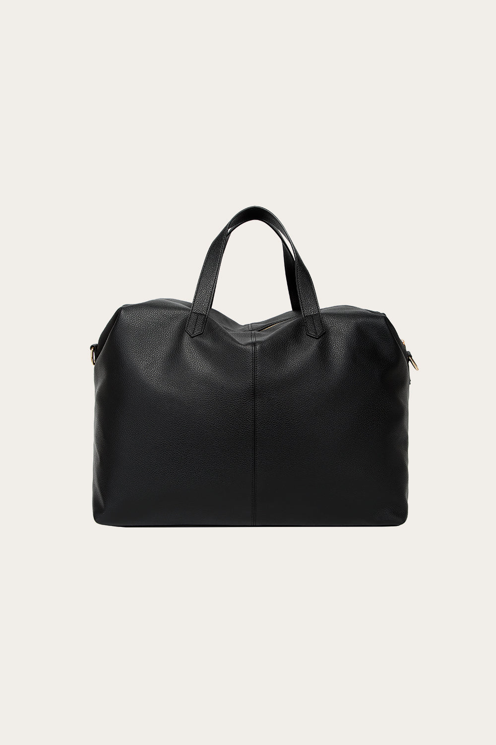 Reisetasche Leder-Optik Schwarz