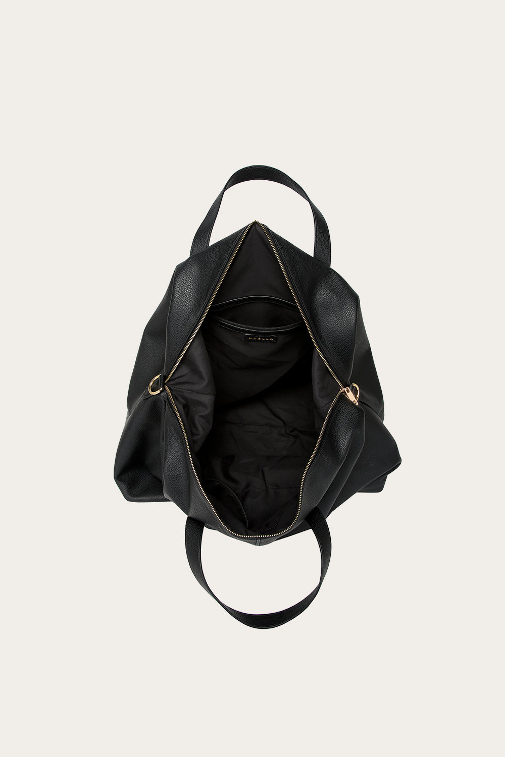 Reisetasche Leder-Optik Schwarz