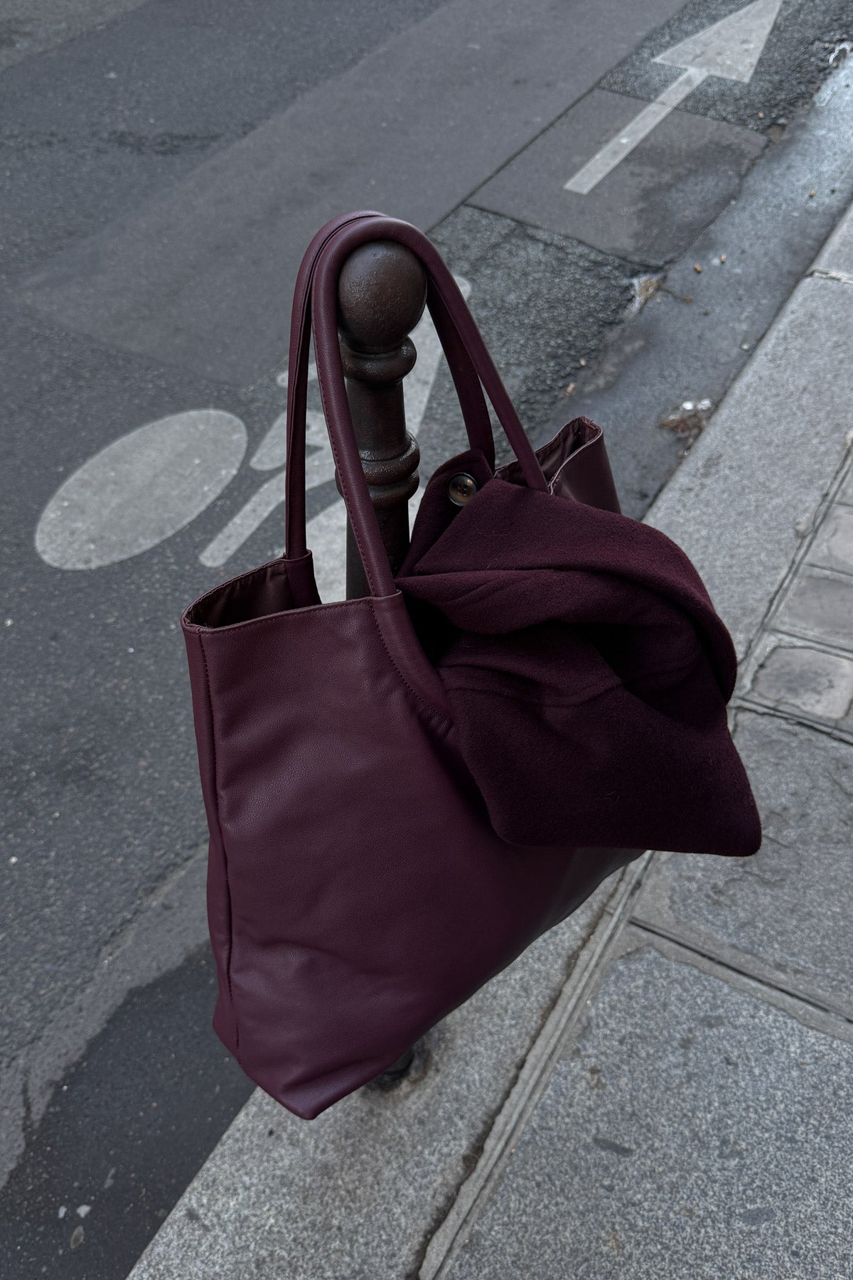 Laberta Tasche Echtes Leder Burgund