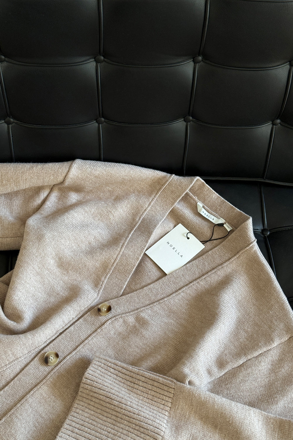 Lenyx Strickjacke Sand Melange