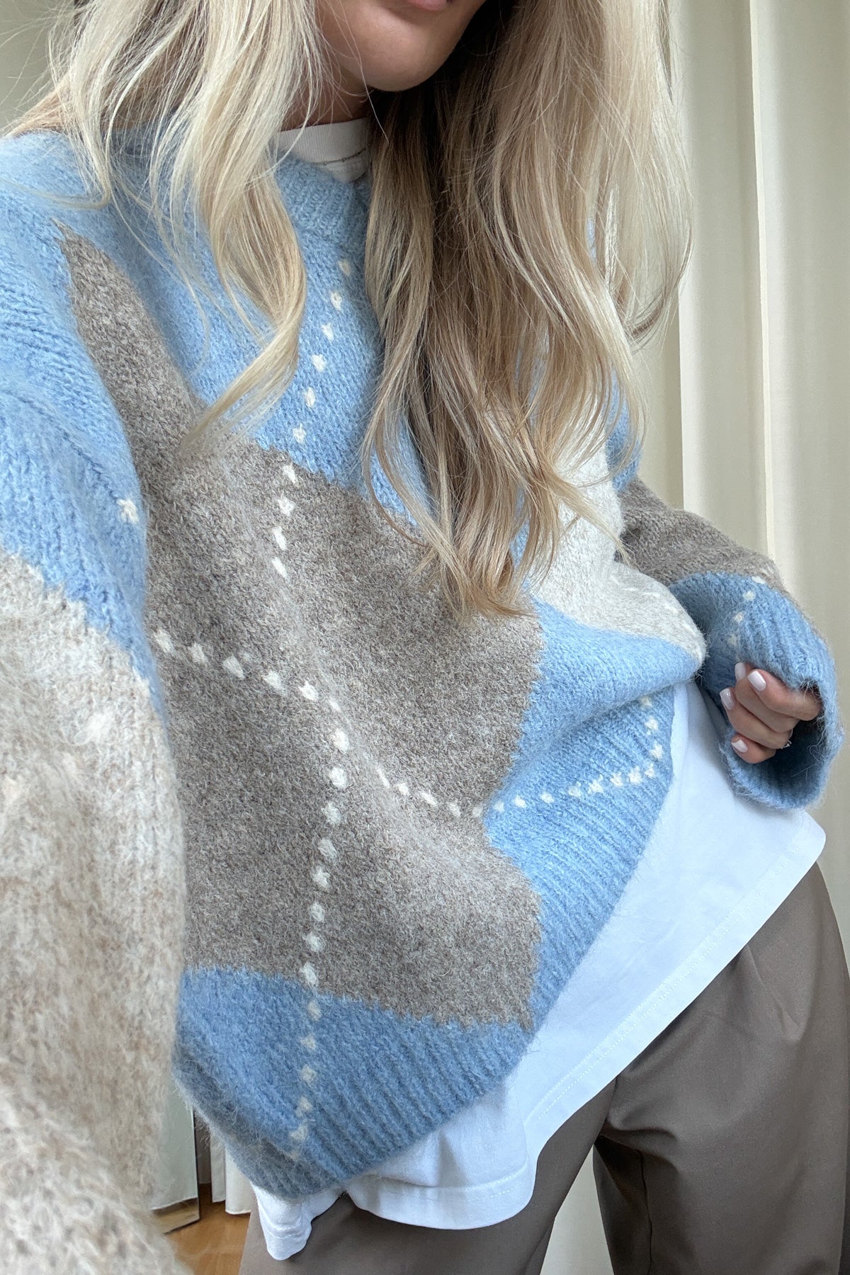 Lai Knit Himmelblau Melange