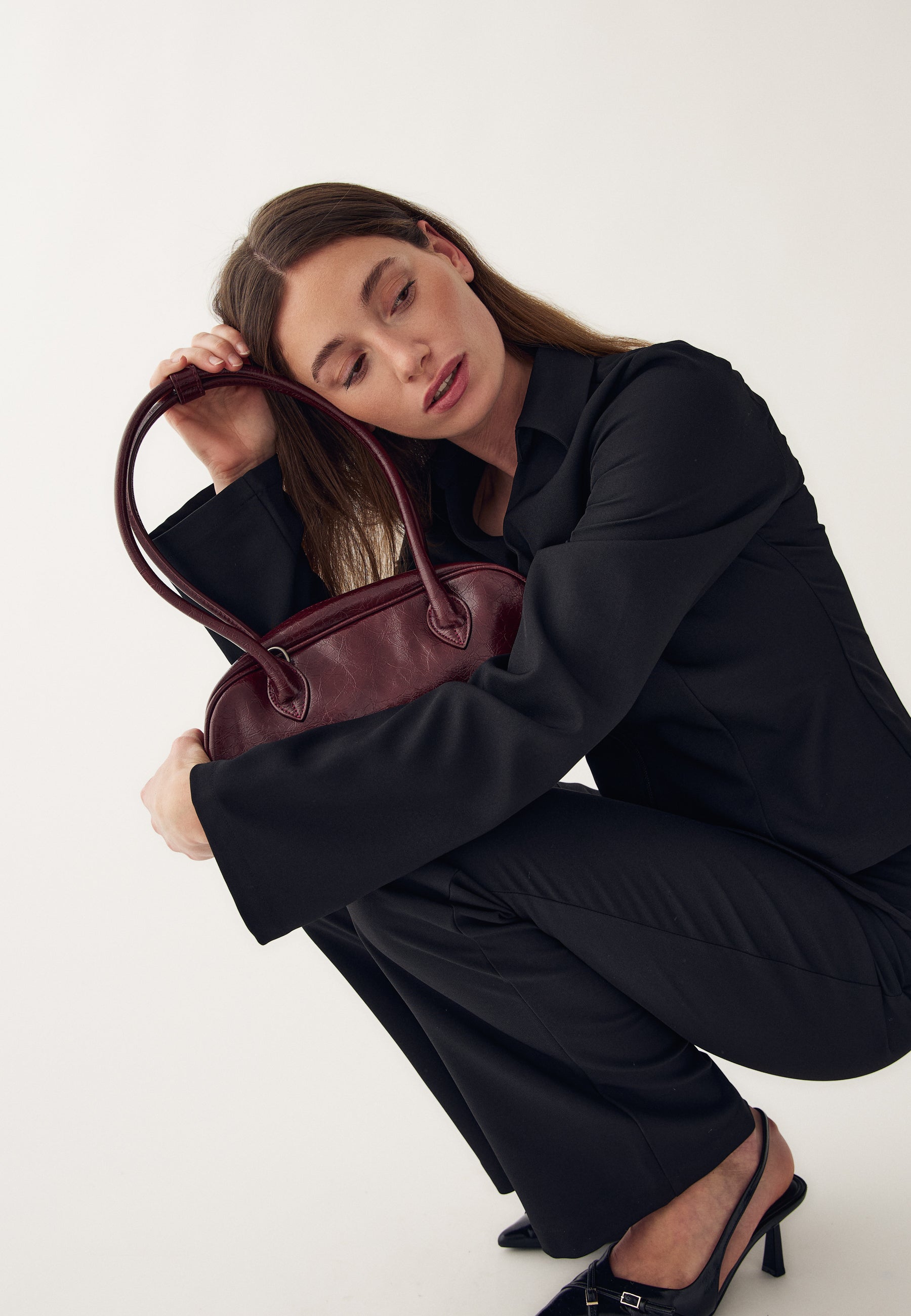 Iris Tasche Weinrot