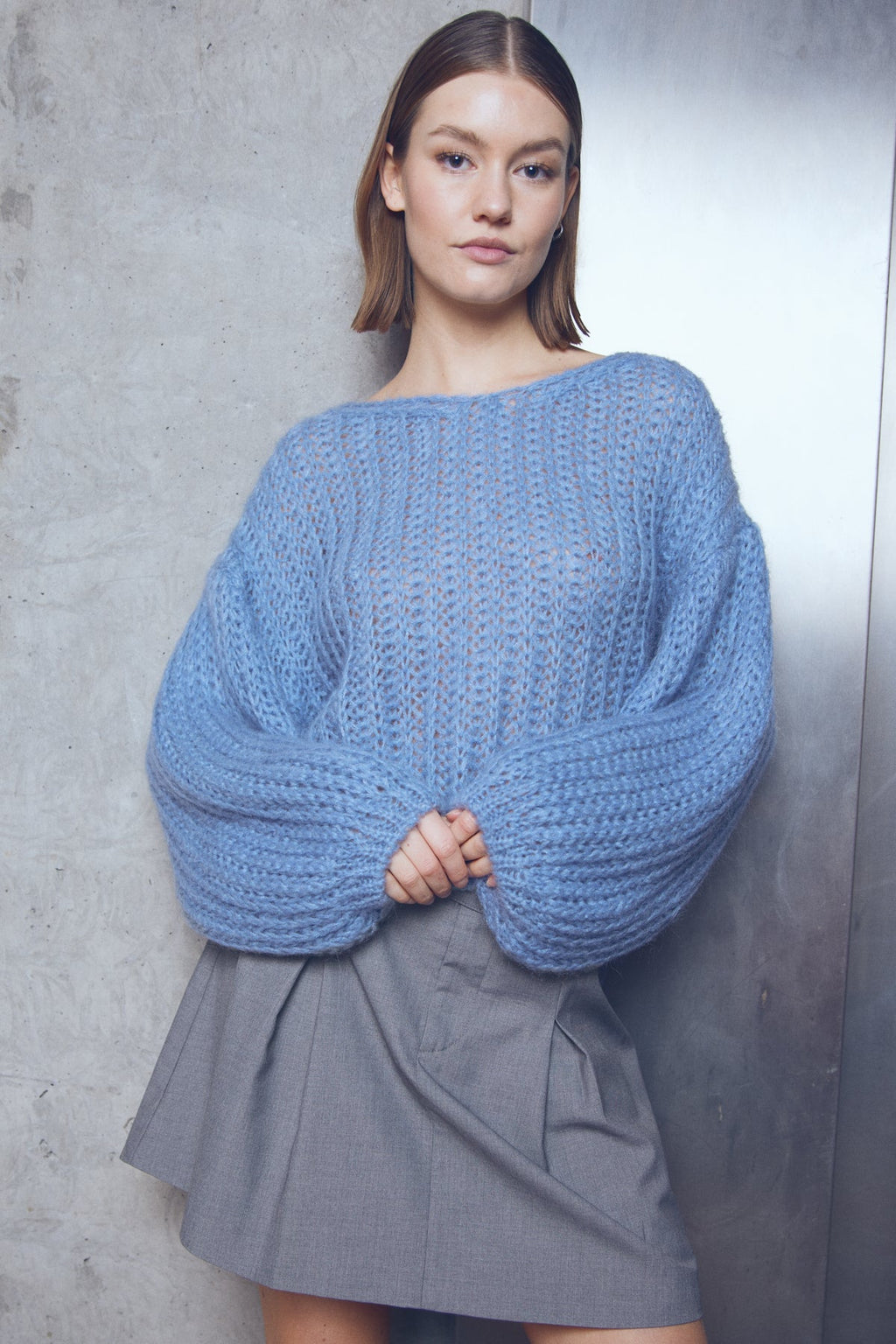 Joseph Strickpullover Blau