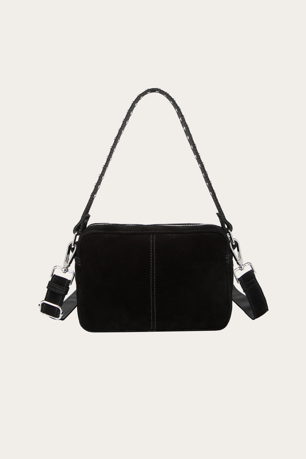 Celina Tasche Echtwildleder Schwarz