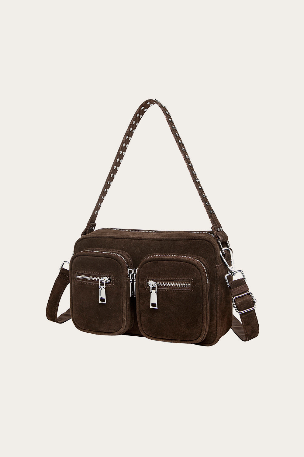 Celina Tasche Echtes Wildleder Schokolade
