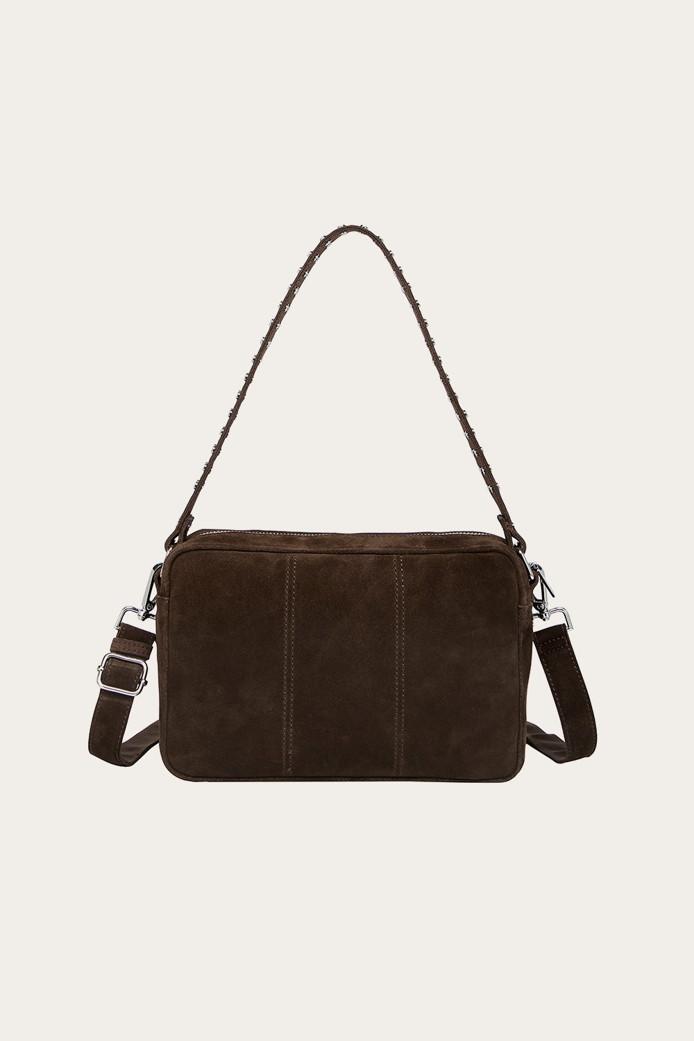 Celina Tasche Echtes Wildleder Schokolade
