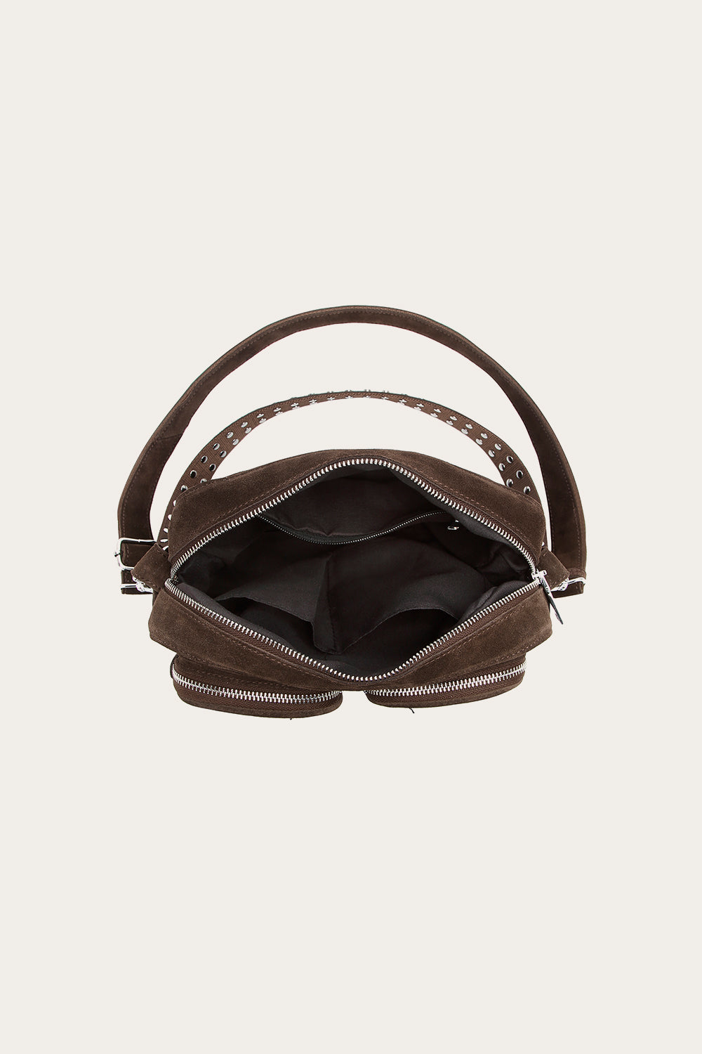 Celina Tasche Echtes Wildleder Schokolade