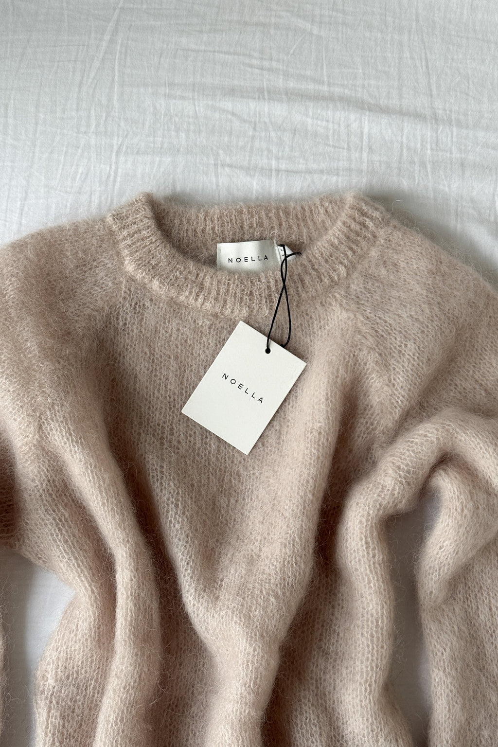 N-Latora Mohair Strick Auster