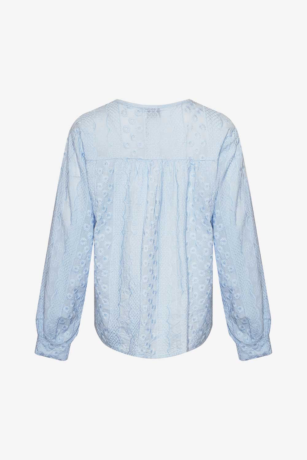 Laxmi Bluse Hellblau