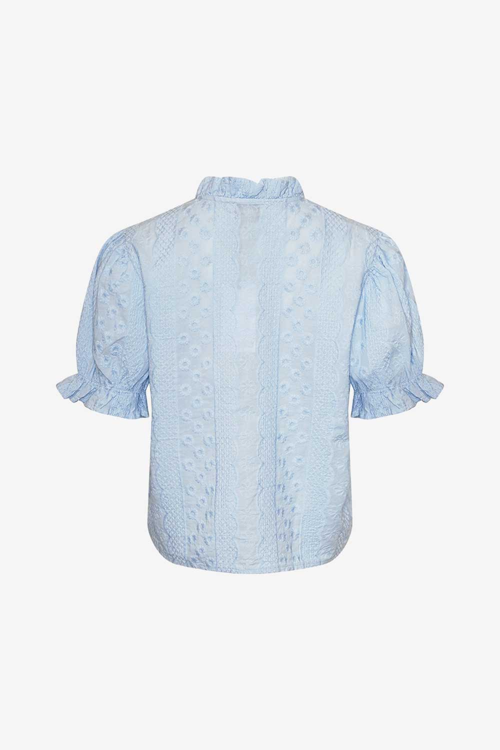 Luma Bluse Hellblau