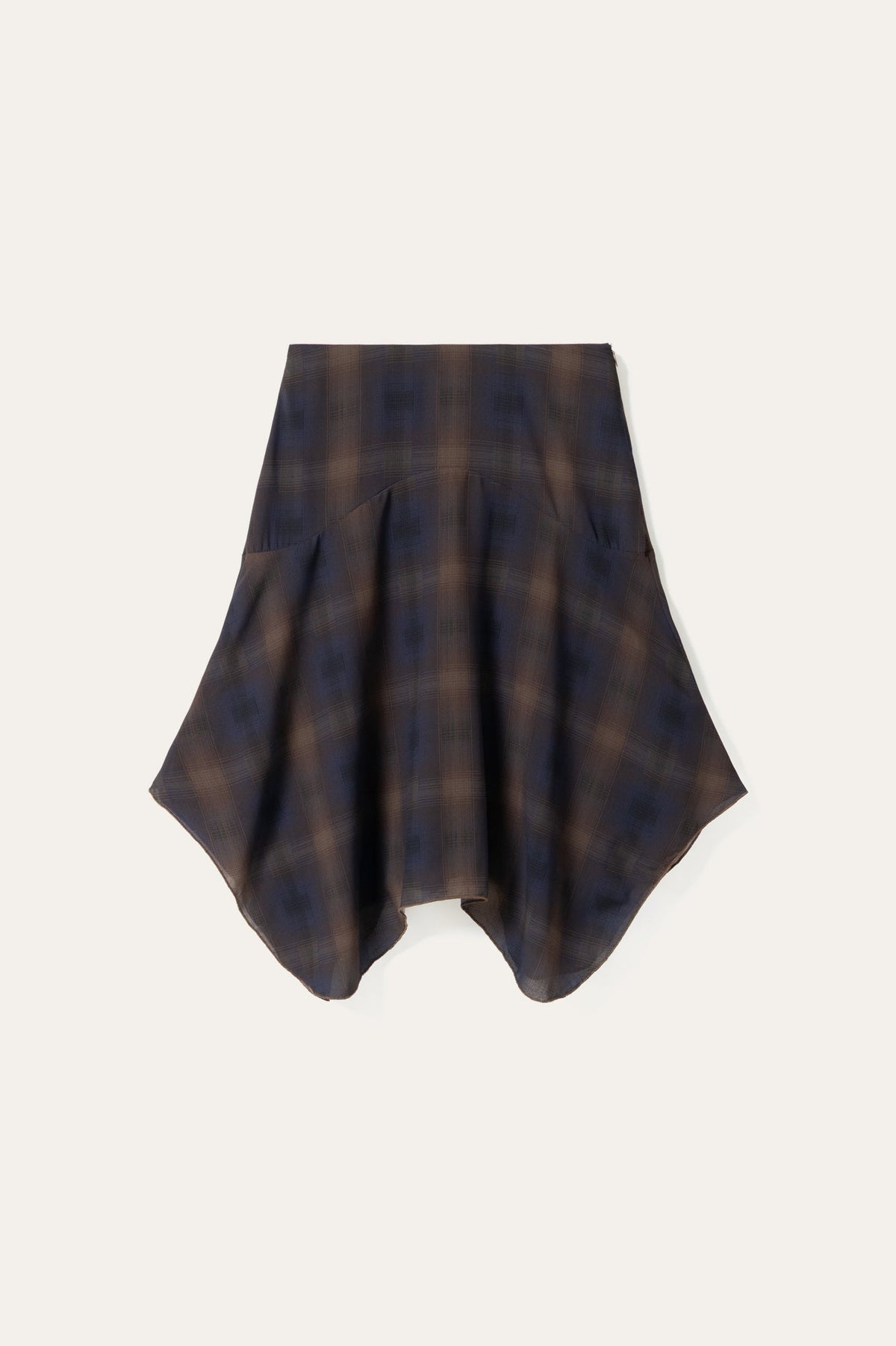 N-Marlayne Skirt Derrill Blue Check