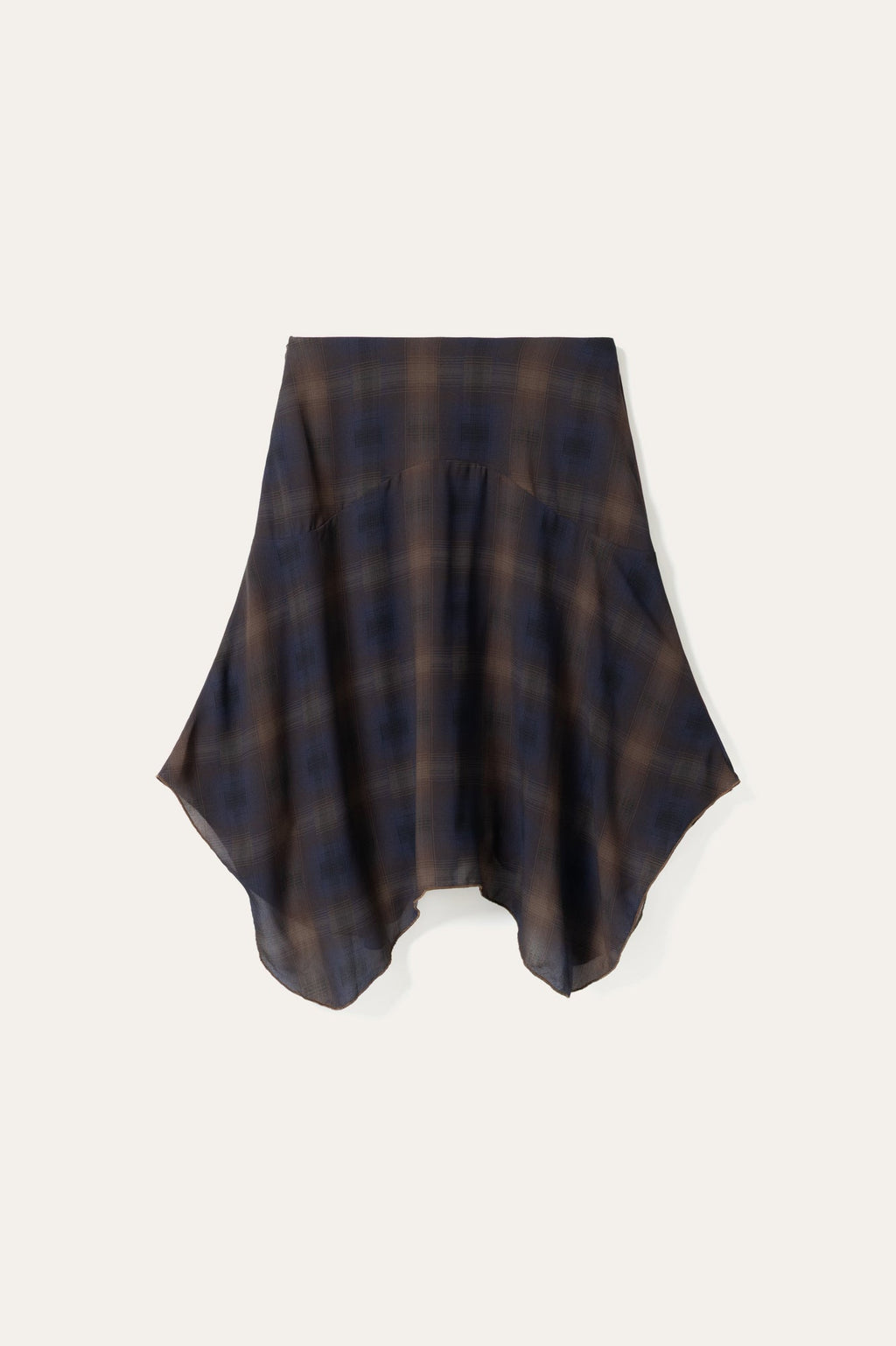 N-Marlayne Skirt Derrill Blue Check