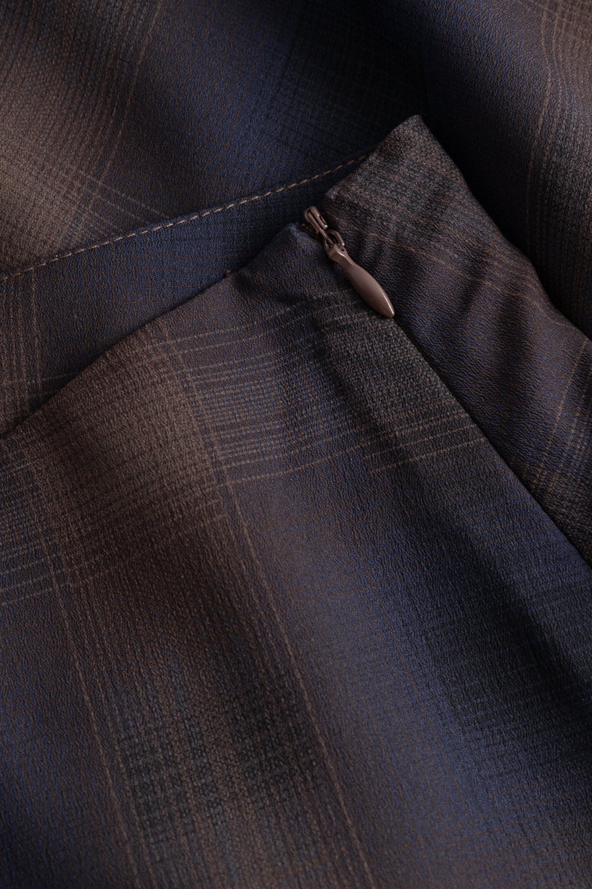N-Marlayne Skirt Derrill Blue Check