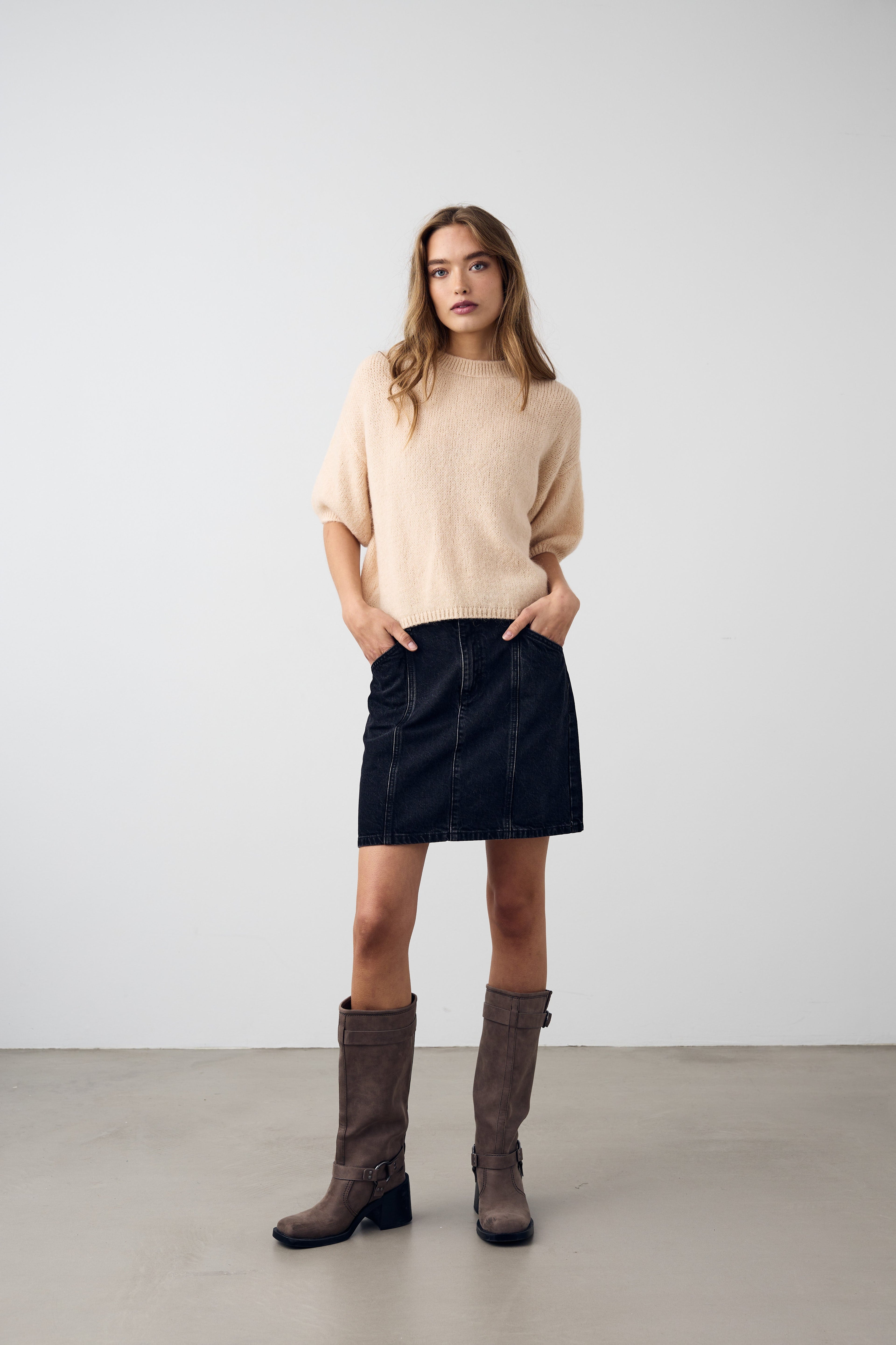 Mimi Strickpullover Granola