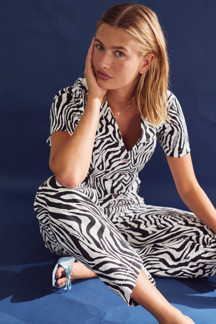 Stormina Bluse Taleah Zebradruck