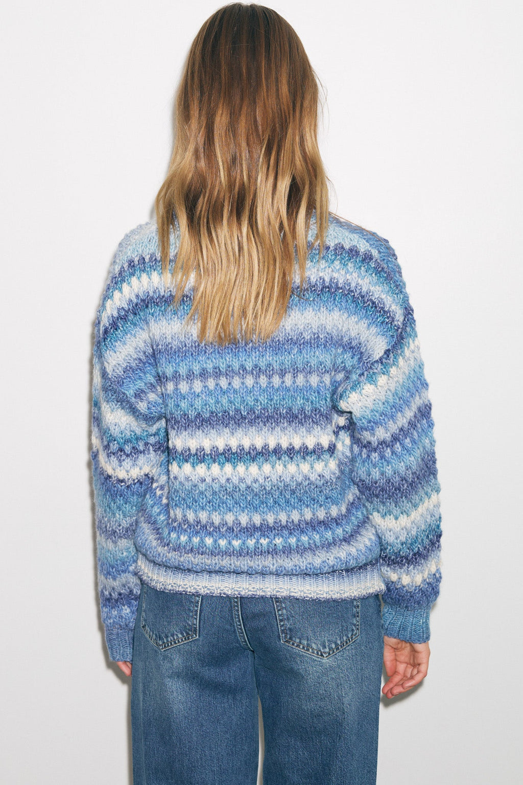 Gio Strickpullover Sky Mix