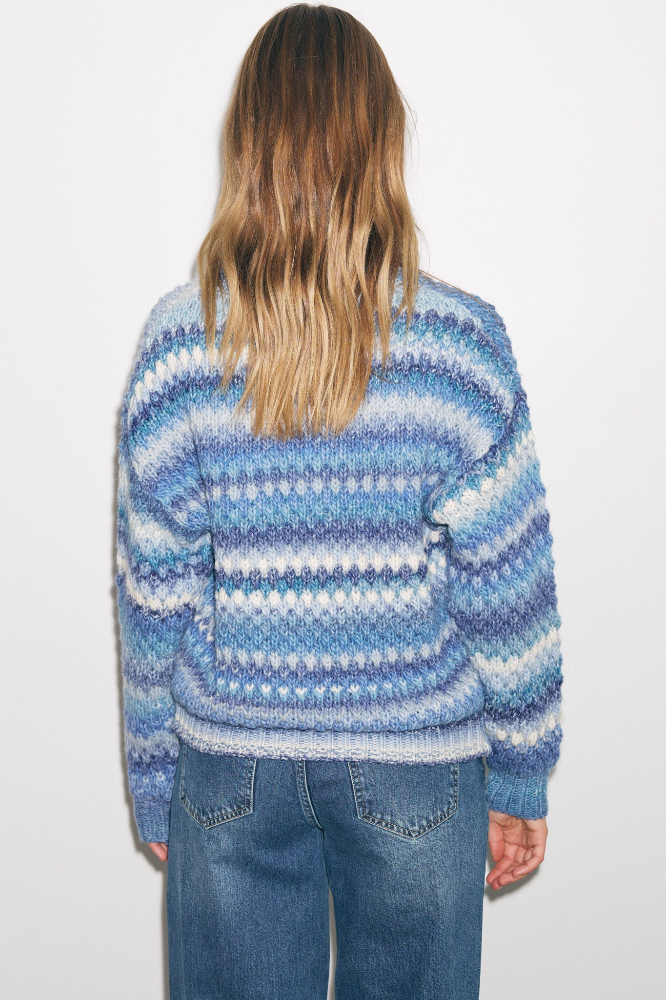Gio Strickpullover Sky Mix